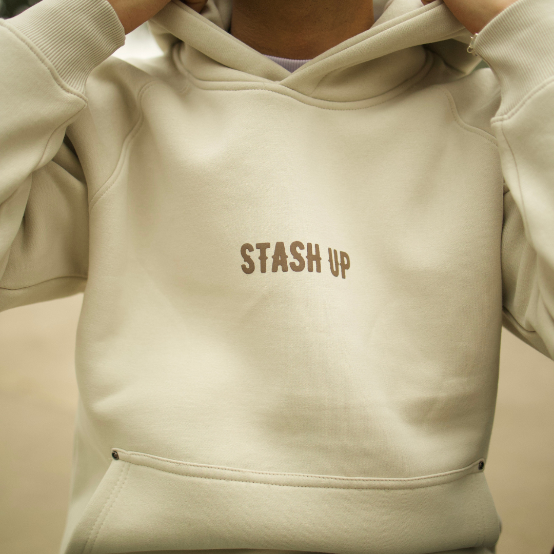 BASIC HOODIE-O.WHITE
