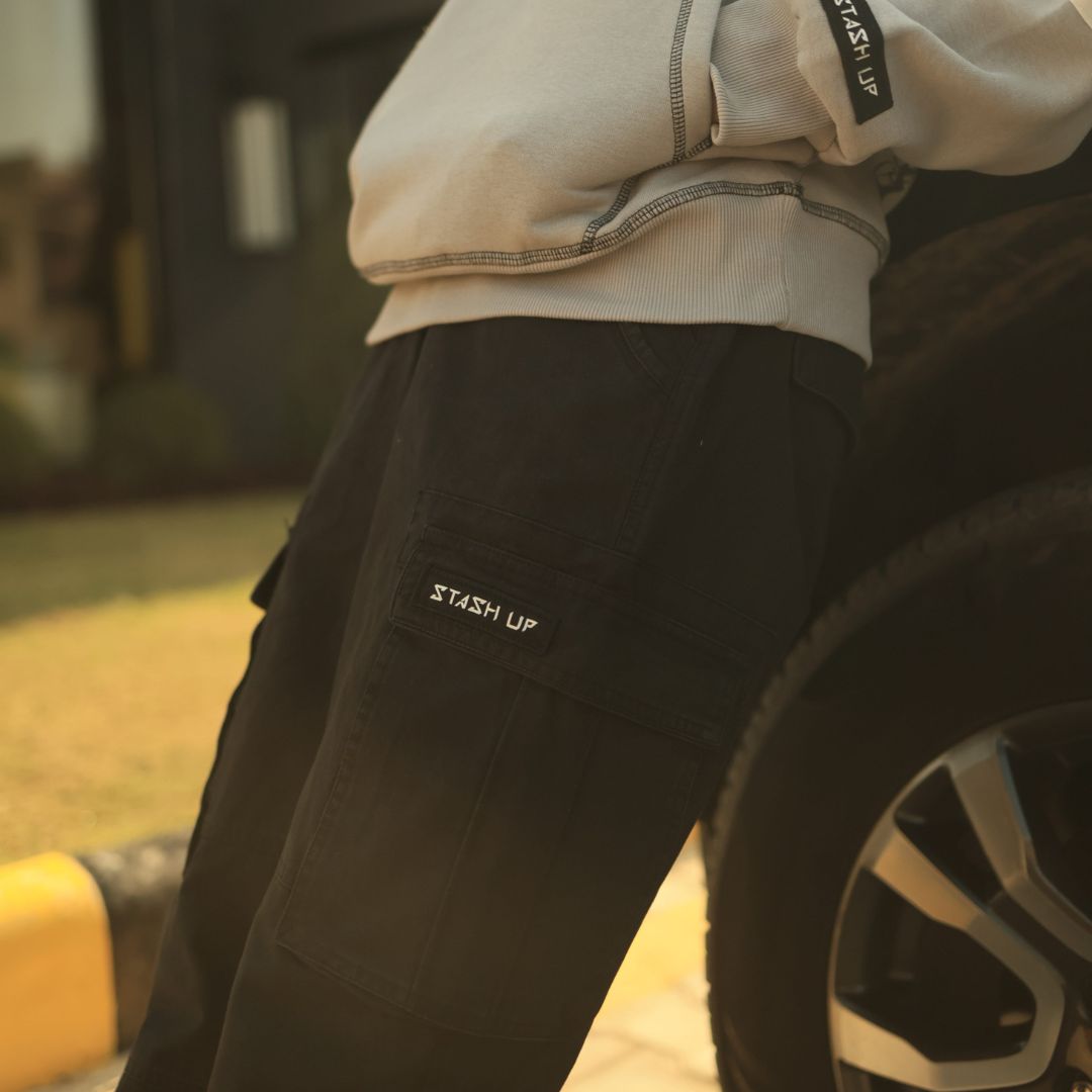 CARGO PANTS V1- BLACK