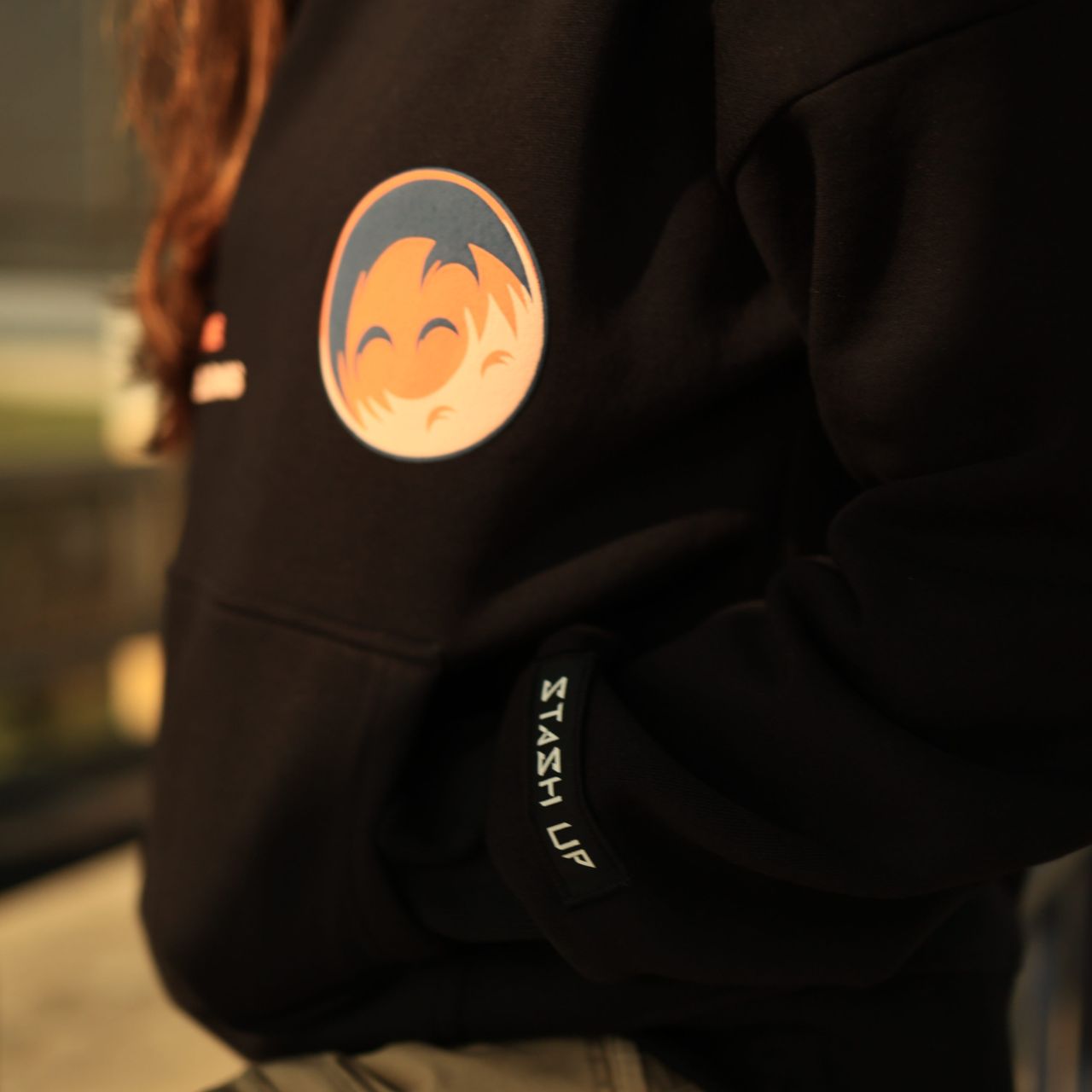 SPACE HOODIE-BLACK