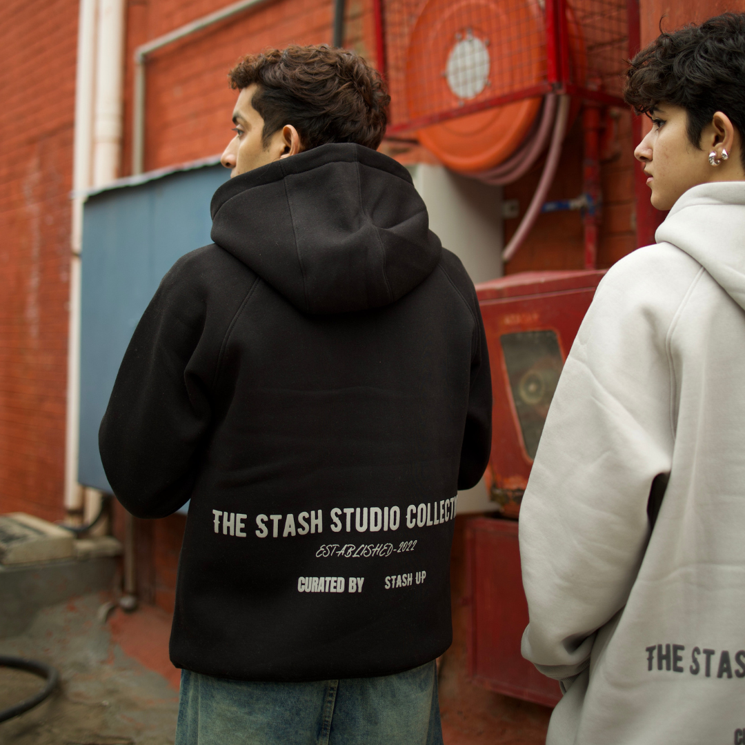 BASIC HOODIE-BLACK