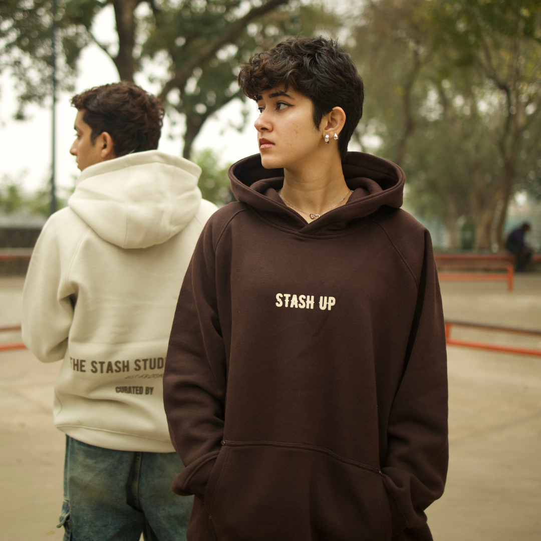 BASIC HOODIE-COFFEE