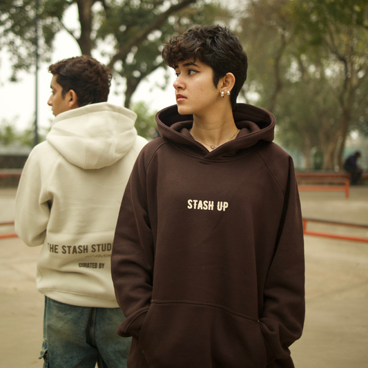 BASIC HOODIE-COFFEE