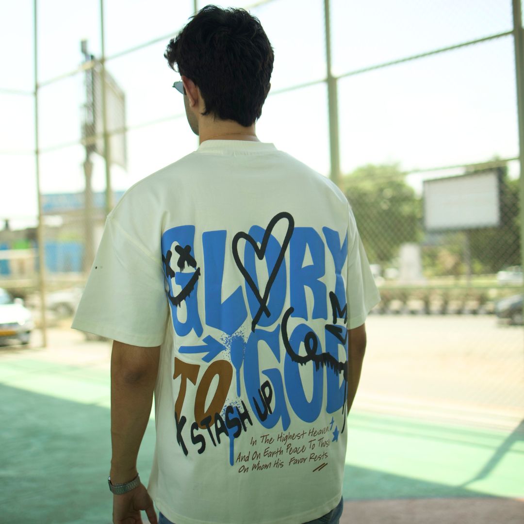 GLORY TO GOD- OFF WHITE