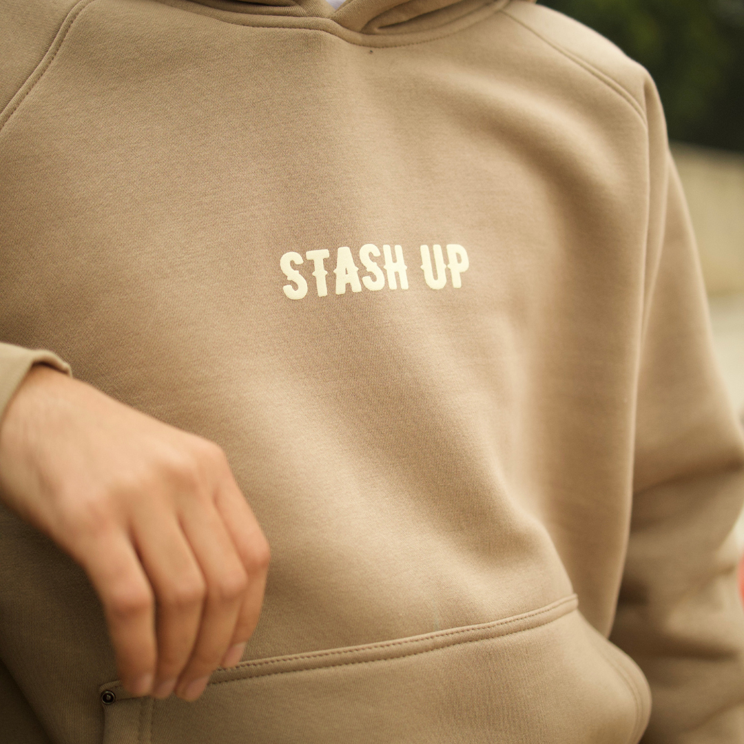 BASIC HOODIE-TAUPE