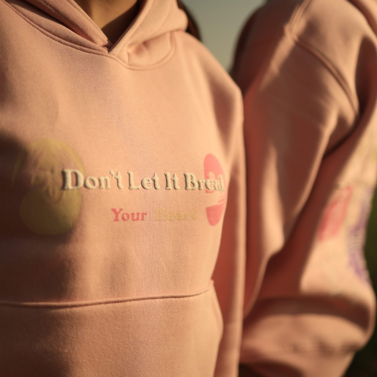 ARTISTIC HOODIE - POWDER PINK
