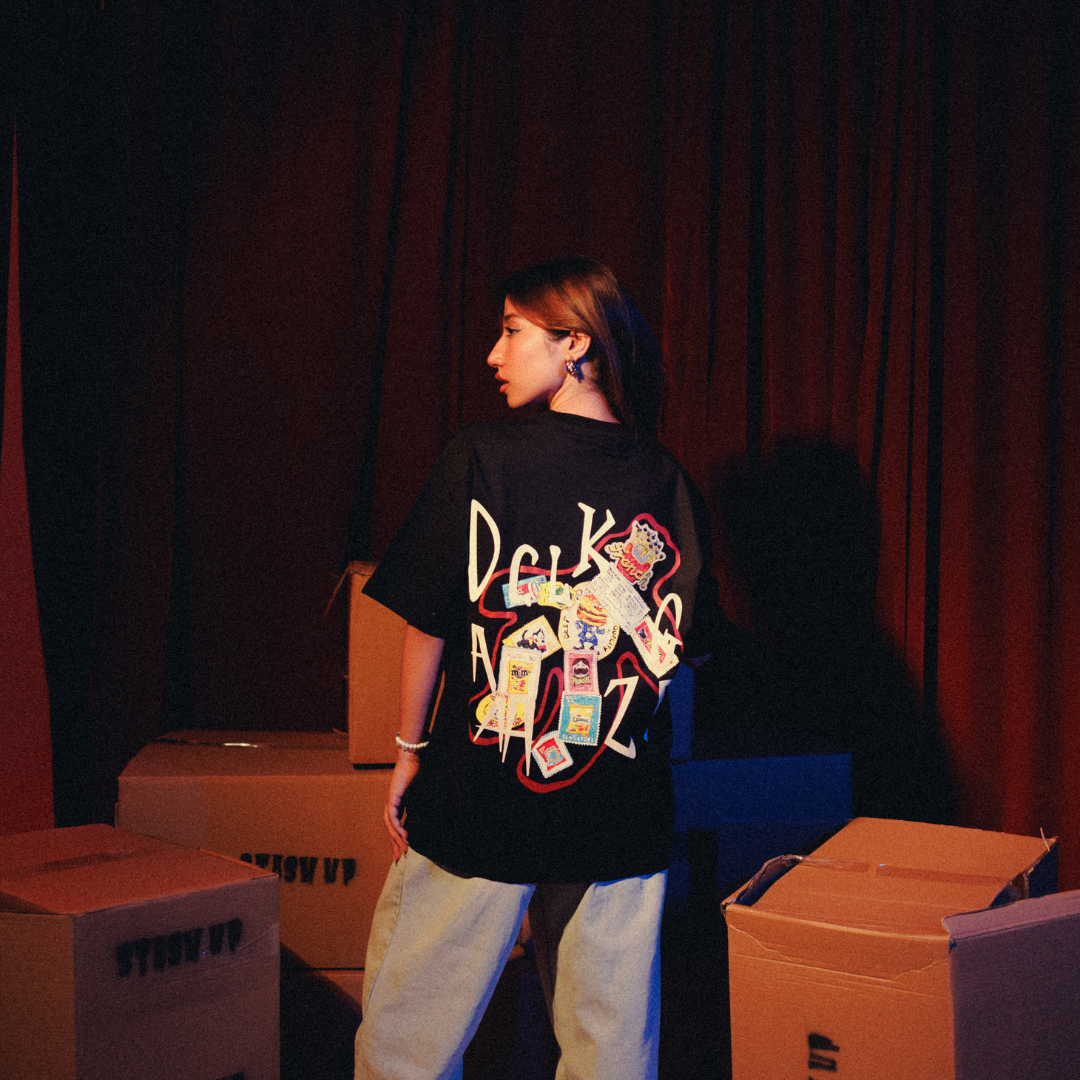 DECKED OUT TEE-BLACK